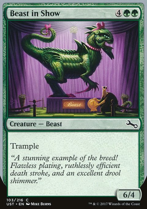 Beast in Show, Unstable #103a, Magic: The Gathering card