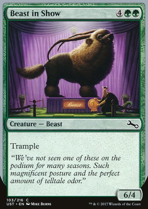 Beast in Show, Unstable #103b, Magic: The Gathering card