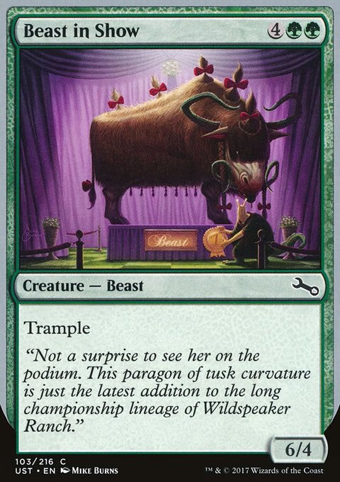 Beast in Show, Unstable #103d, Magic: The Gathering card