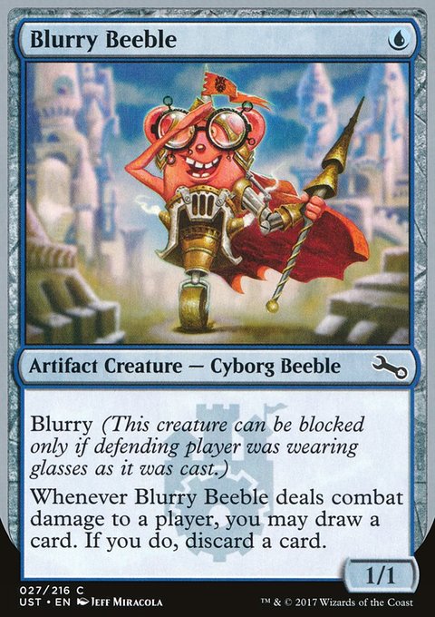Blurry Beeble, Unstable #27, Magic: The Gathering card