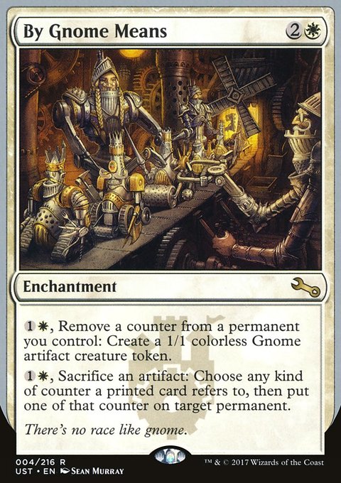 By Gnome Means, Unstable #4, Magic: The Gathering card