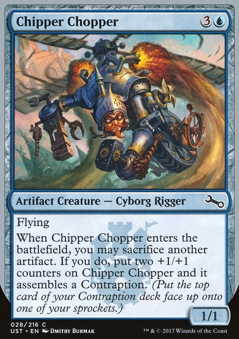 Chipper Chopper, Unstable #28, Magic: The Gathering card
