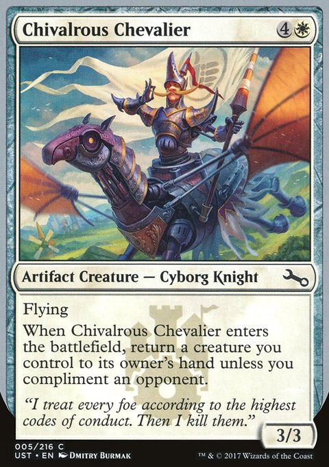 Chivalrous Chevalier, Unstable #5, Magic: The Gathering card