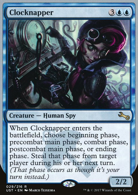 Clocknapper, Unstable #29, Magic: The Gathering card