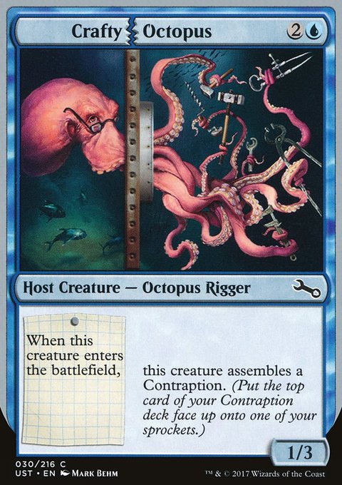Crafty Octopus, Unstable #30, Magic: The Gathering card