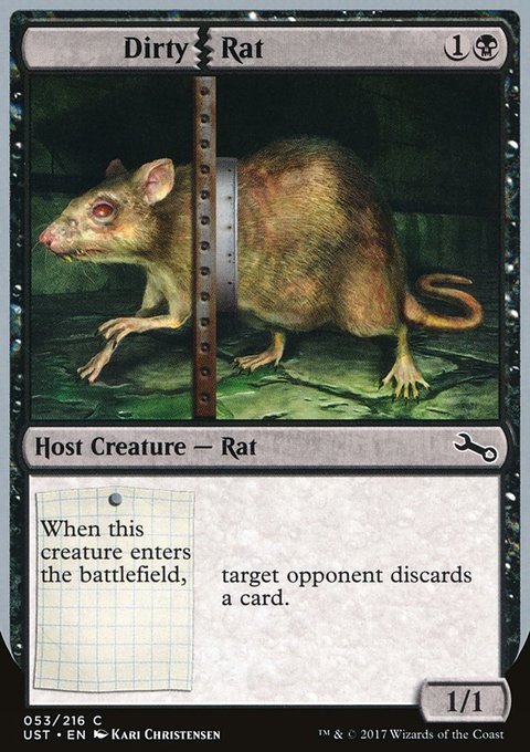 Dirty Rat, Unstable #53, Magic: The Gathering card