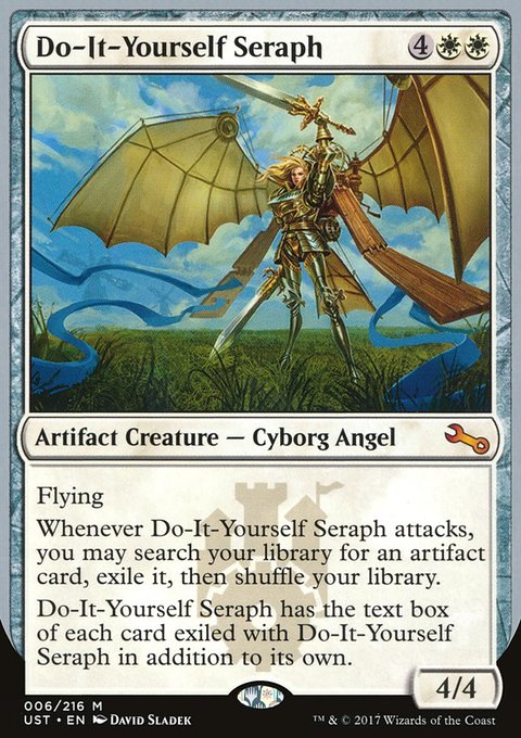 Do-It-Yourself Seraph, Unstable #6, Magic: The Gathering card