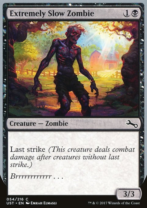 Extremely Slow Zombie, Unstable #54a, Magic: The Gathering card