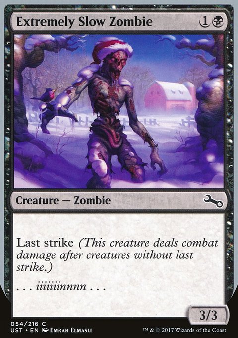 Extremely Slow Zombie, Unstable #54c, Magic: The Gathering card
