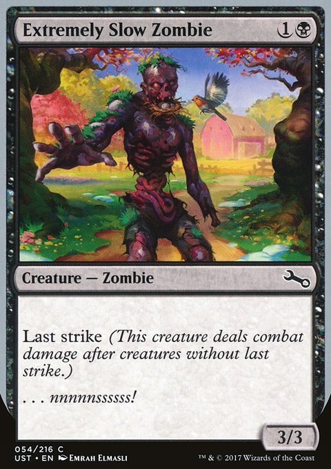 Extremely Slow Zombie, Unstable #54d, Magic: The Gathering card