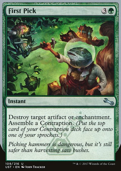 First Pick, Unstable #109, Magic: The Gathering card