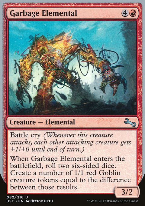 Garbage Elemental, Unstable #82c, Magic: The Gathering card