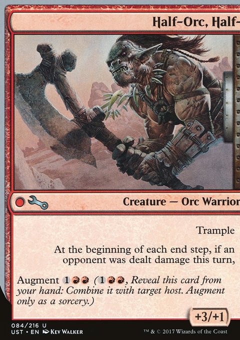 Half-Orc, Half-, Unstable #84, Magic: The Gathering card