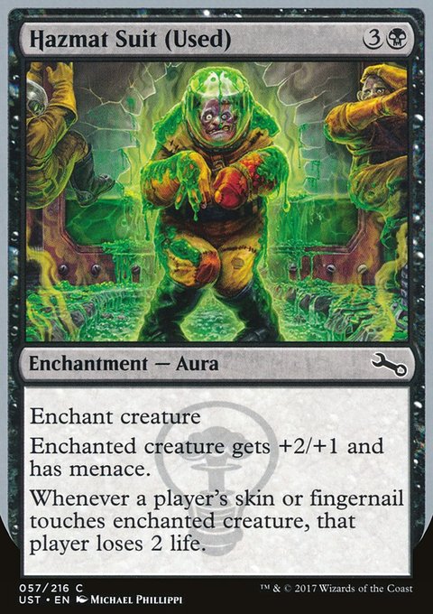 Hazmat Suit (Used), Unstable #57, Magic: The Gathering card