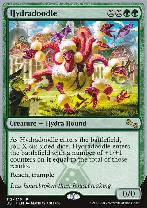 Hydradoodle, Unstable #112, Magic: The Gathering card