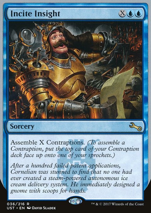 Incite Insight, Unstable #36, Magic: The Gathering card