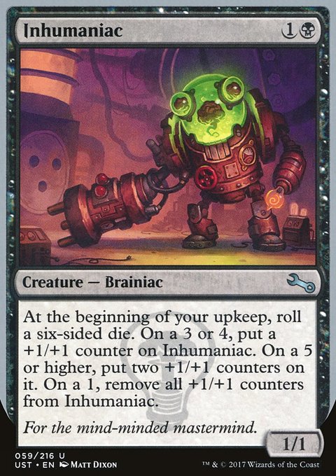 Inhumaniac, Unstable #59, Magic: The Gathering card