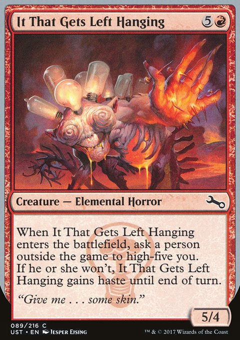 It That Gets Left Hanging, Unstable #89, Magic: The Gathering card