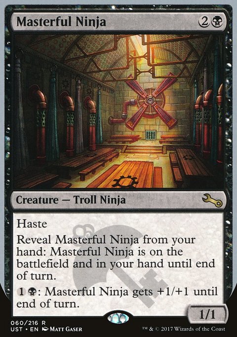 Masterful Ninja, Unstable #60, Magic: The Gathering card