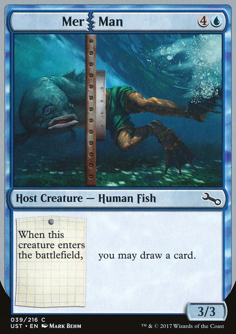 Mer Man, Unstable #39, Magic: The Gathering card