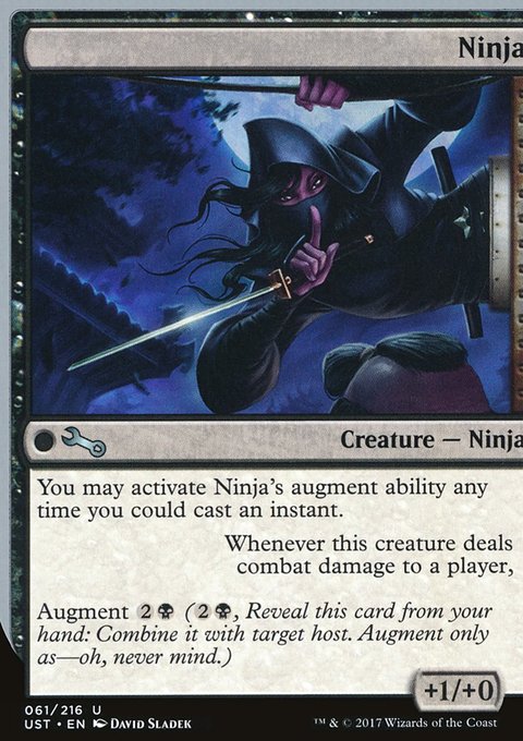 Ninja, Unstable #61, Magic: The Gathering card
