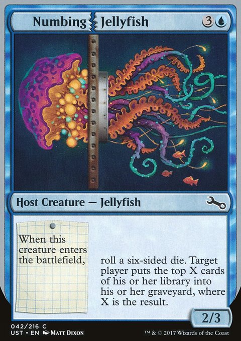 Numbing Jellyfish, Unstable #42, Magic: The Gathering card
