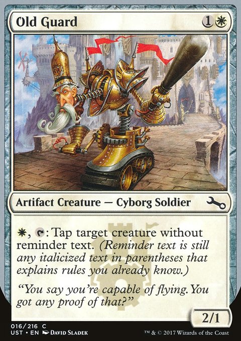 Old Guard, Unstable #16, Magic: The Gathering card