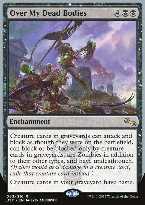 Over My Dead Bodies, Unstable #63, Magic: The Gathering card