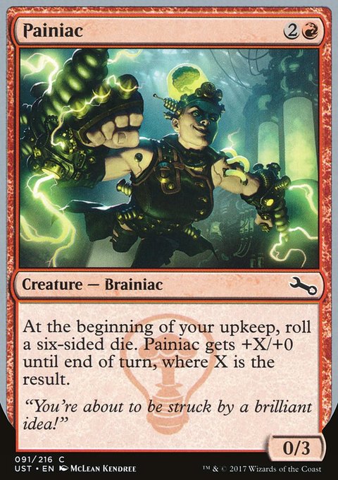 Painiac, Unstable #91, Magic: The Gathering card