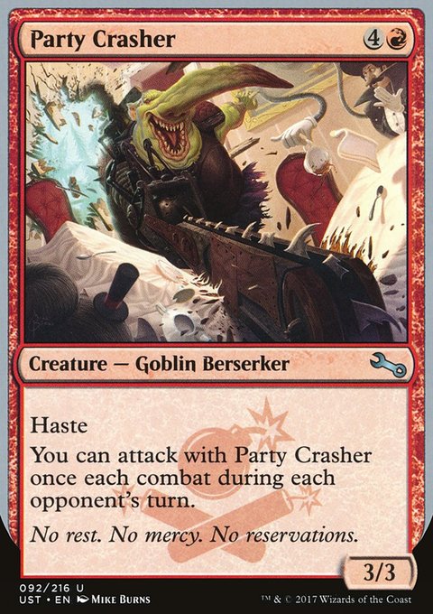 Party Crasher, Unstable #92, Magic: The Gathering card