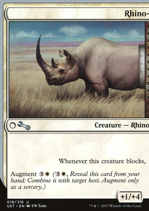 Rhino-, Unstable #18, Magic: The Gathering card
