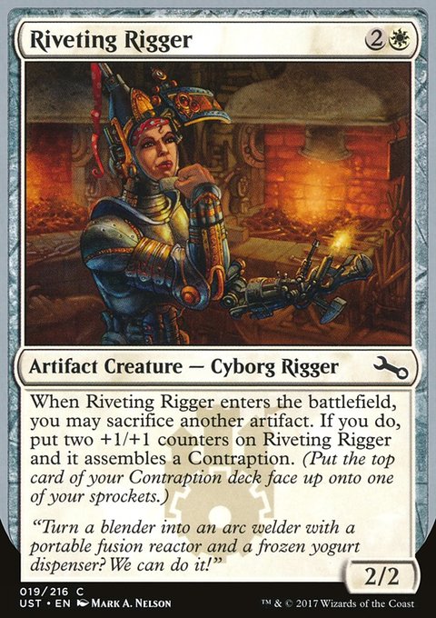 Riveting Rigger, Unstable #19, Magic: The Gathering card