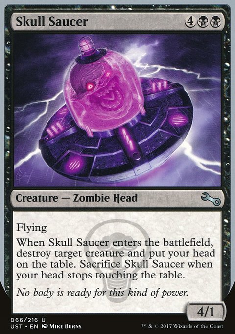 Skull Saucer, Unstable #66, Magic: The Gathering card