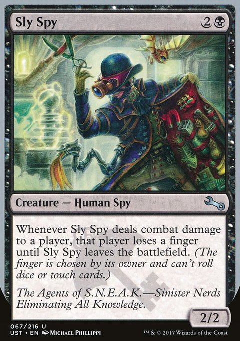 Sly Spy, Unstable #67c, Magic: The Gathering card