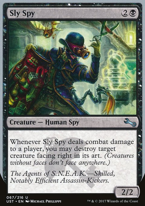 Sly Spy, Unstable #67d, Magic: The Gathering card