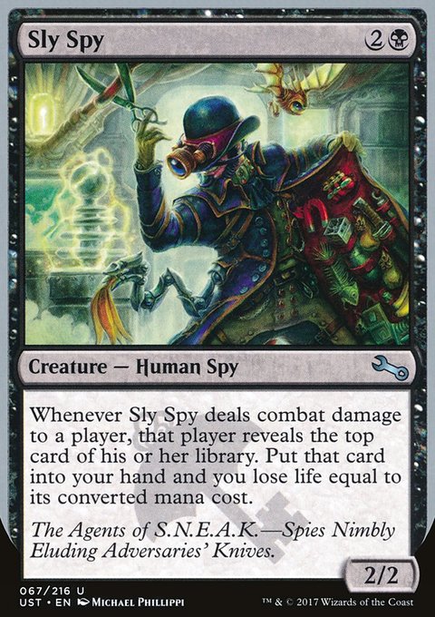 Sly Spy, Unstable #67e, Magic: The Gathering card