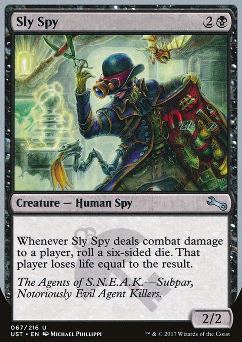 Sly Spy, Unstable #67f, Magic: The Gathering card
