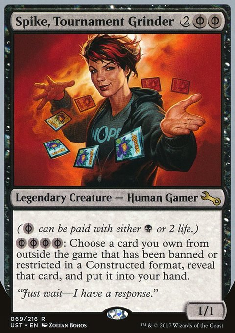 Spike, Tournament Grinder, Unstable #69, Magic: The Gathering card
