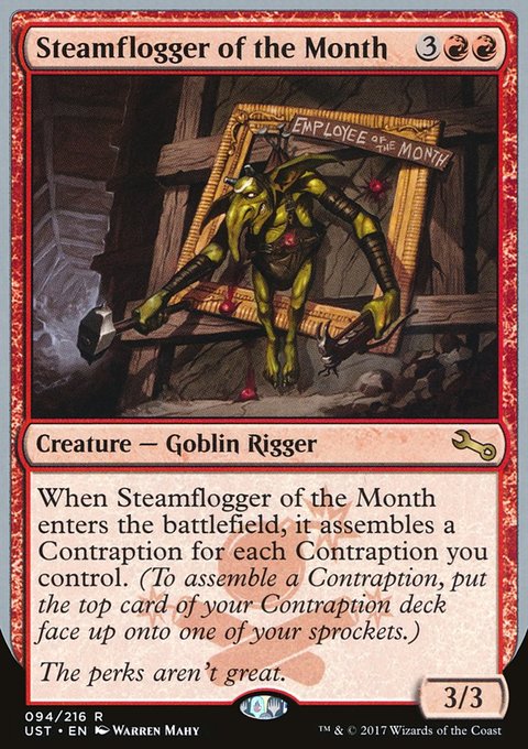 Steamflogger of the Month, Unstable #94, Magic: The Gathering card