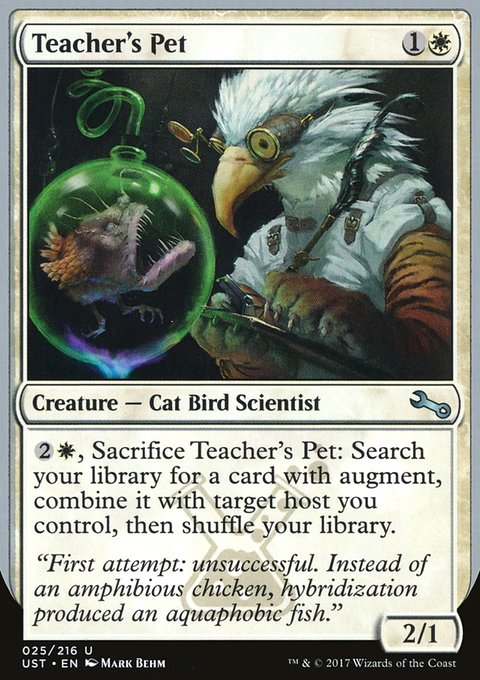 Teacher's Pet, Unstable #25, Magic: The Gathering card