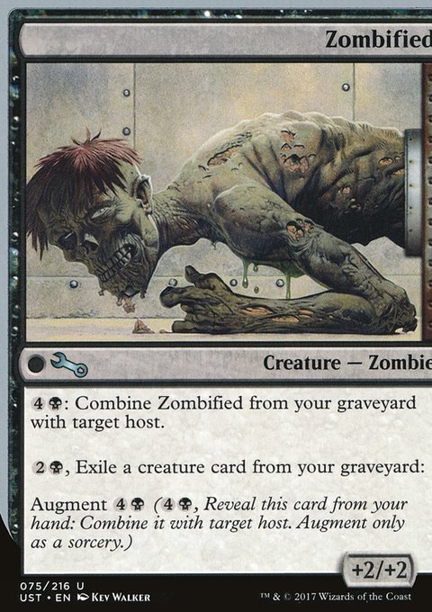 Zombified, Unstable #75, Magic: The Gathering card