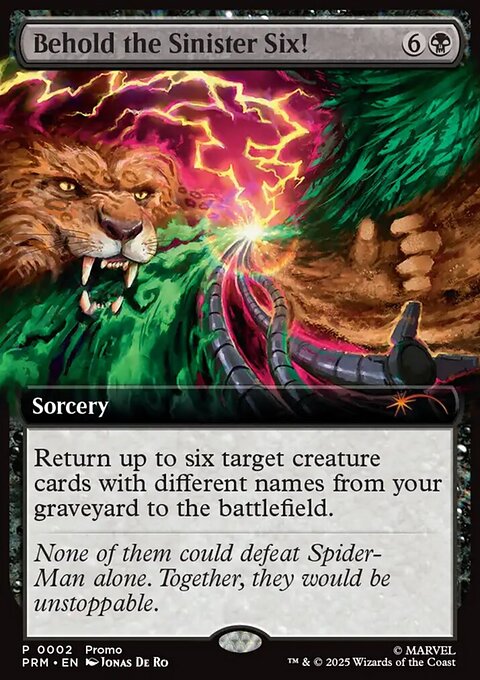 Behold the Sinister Six!, URL/Convention Promos #2025-4, Magic: The Gathering card
