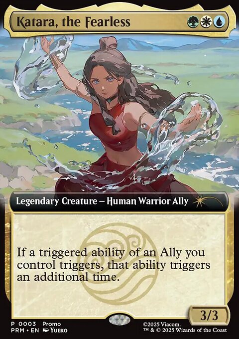 Katara, the Fearless, URL/Convention Promos #2025-3, Magic: The Gathering card