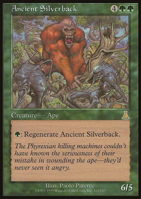 Ancient Silverback, Urza's Destiny #101, Magic: The Gathering card