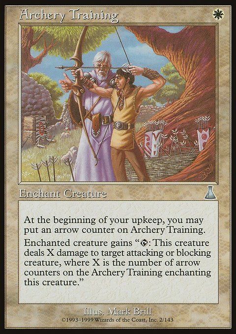 Archery Training, Urza's Destiny #2, Magic: The Gathering card