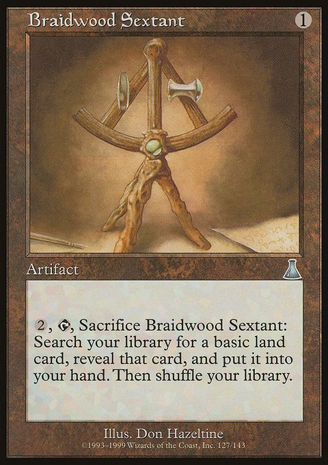 Braidwood Sextant, Urza's Destiny #127, Magic: The Gathering card