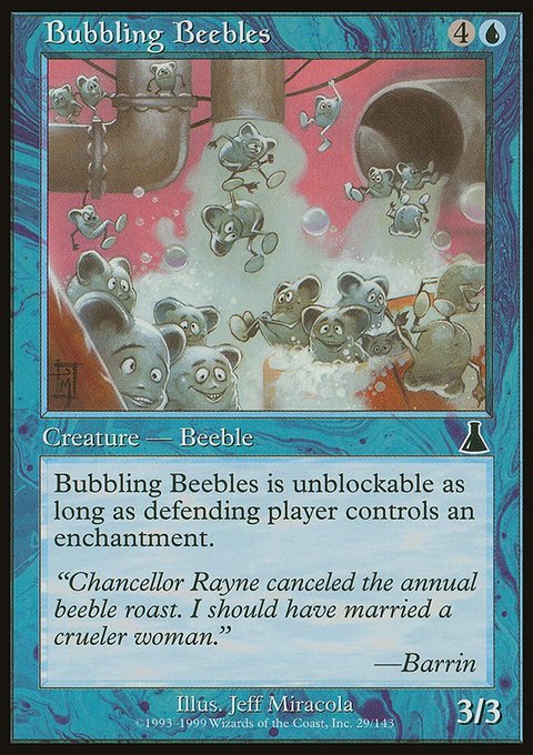 Bubbling Beebles, Urza's Destiny #29, Magic: The Gathering card