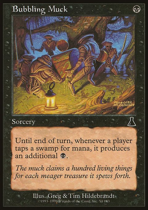 Bubbling Muck, Urza's Destiny #54, Magic: The Gathering card