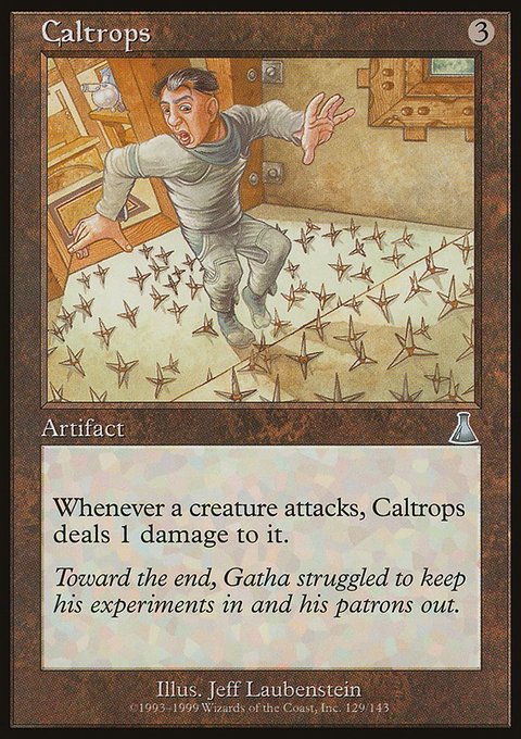 Caltrops, Urza's Destiny #129, Magic: The Gathering card