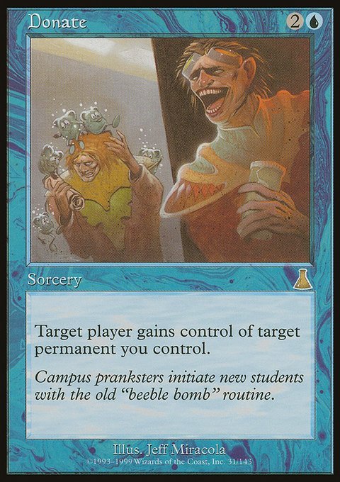 Donate, Urza's Destiny #31, Magic: The Gathering card